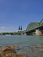 Foto Hohenzollernbrücke vom Kennedy Ufer - Köln
