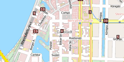 Heinrich-Heine-Institut Stadtplan