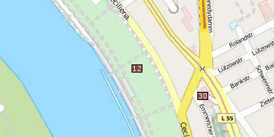 Rheinpark Golzheim Stadtplan
