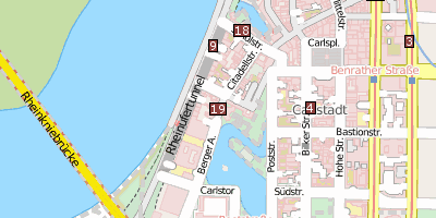 Stadtplan Stadtmuseum Landeshauptstadt Düsseldorf Düsseldorf