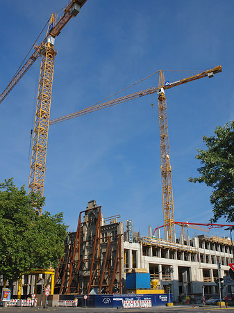 Baustelle auf der Kreuzung Komödienstraße Tunisstraße Foto 