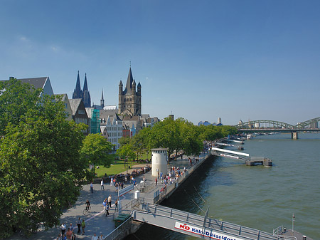 Foto Frankenwerft am Rhein - Köln
